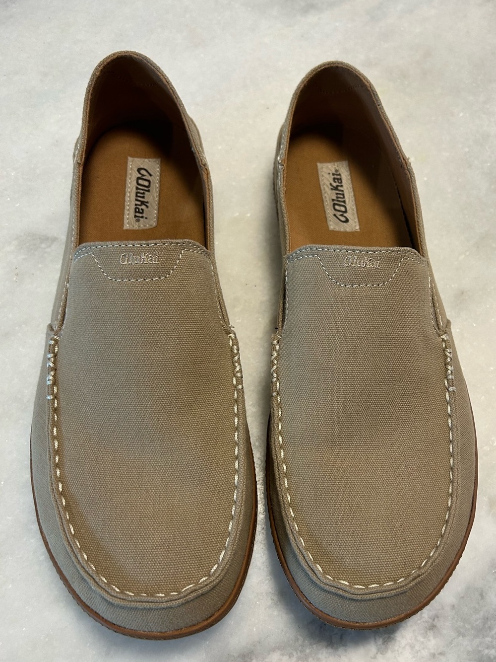 Brand New Olukai Puhalu Canvas Mens Loafer Size 13